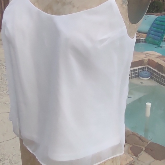 Vintage white summer top medium - Picture 3 of 14